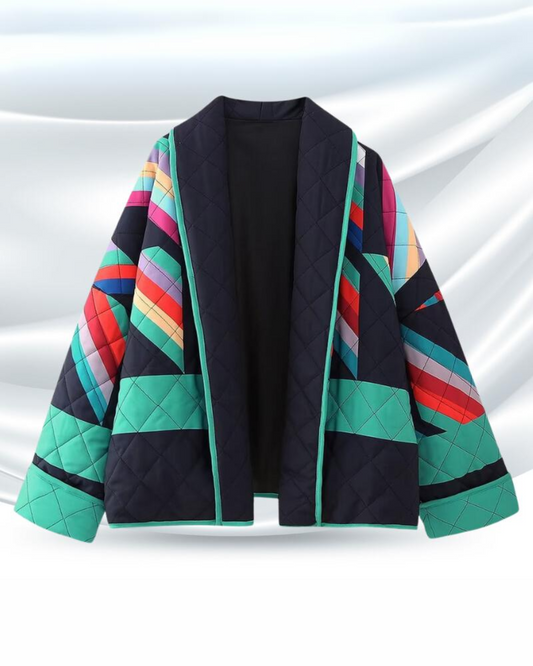 Retro Damenmantel Elegant Vintage Stil - IdealeKleiden