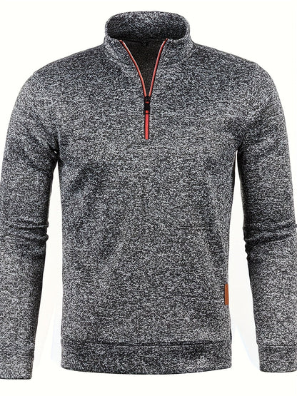 Men's Warm Zipper Winter Sweater