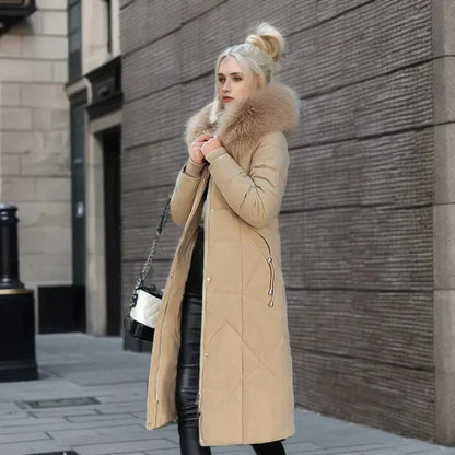 Elegant Women's Faux Fur Luxury Coat