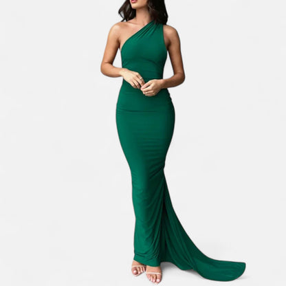 Women's Maxi Dress Elegant Off-Shoulder Design