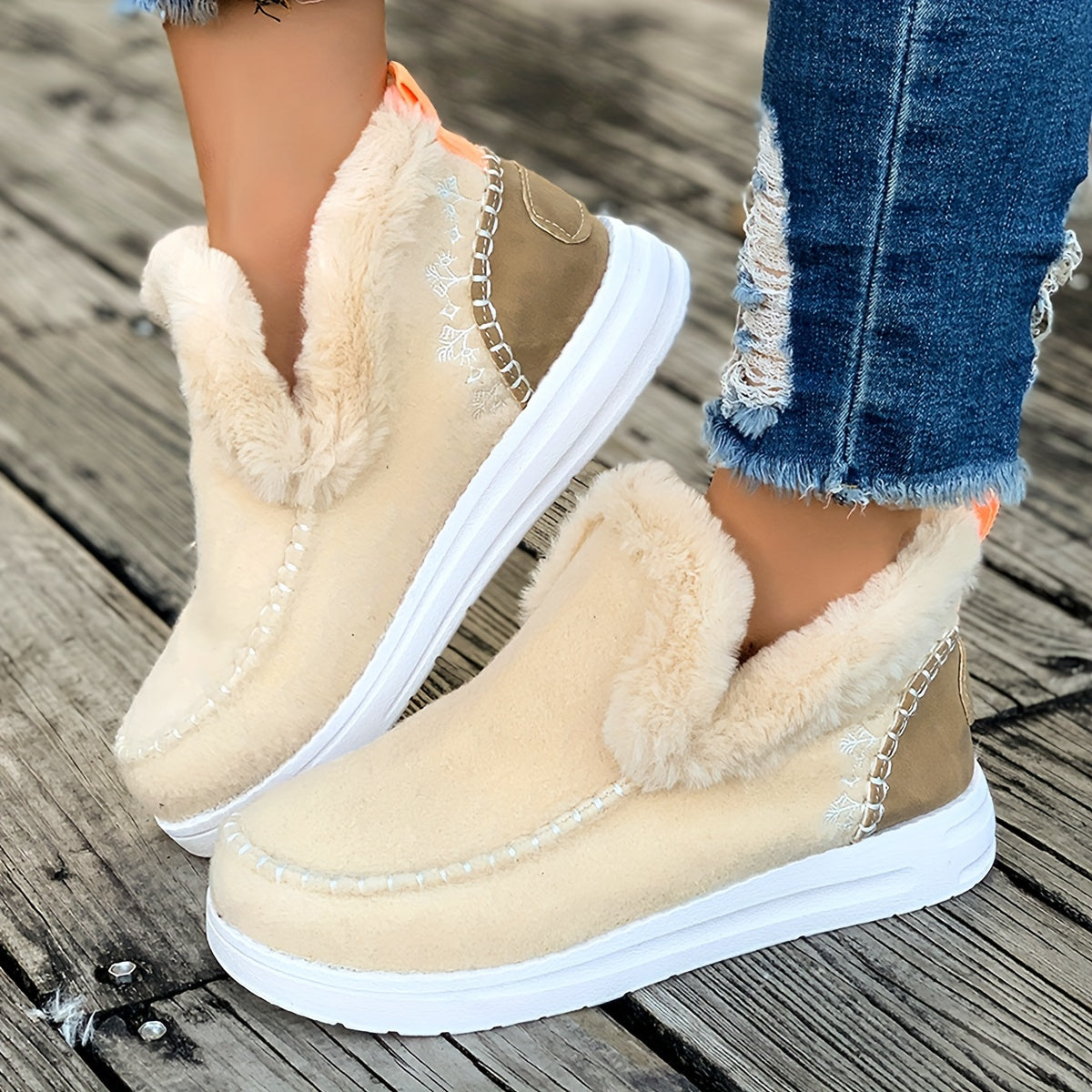 Women's Shoes Warm Fleece Non-Slip