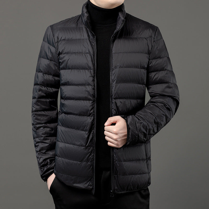Lightweight Men's Puffer Jacket with Zipper