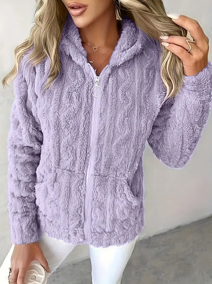 Classic Long Sleeve Hoodie with Zipper