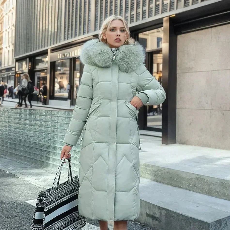 Elegant Women's Faux Fur Luxury Coat