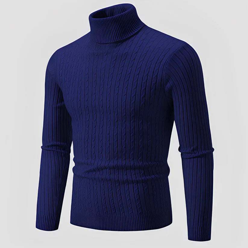 Stylish Rollkragen Pullover Herren Fashion