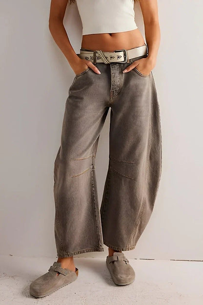 Women's Casual Jeans Comfortable Loose Fit