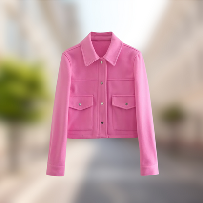 Women's Wool Jacket Autumn Look Casual