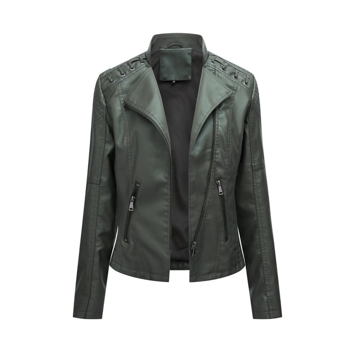 Soft Leather Jacket Lambskin Look