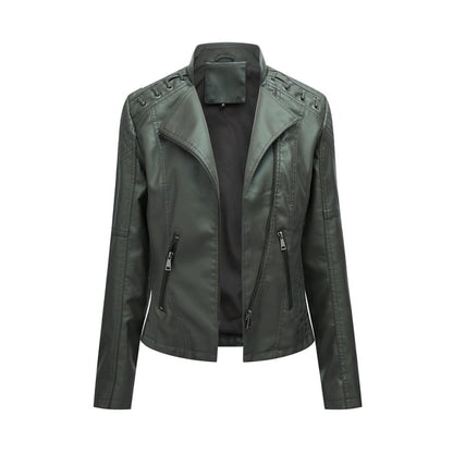 Soft Leather Jacket Lambskin Look