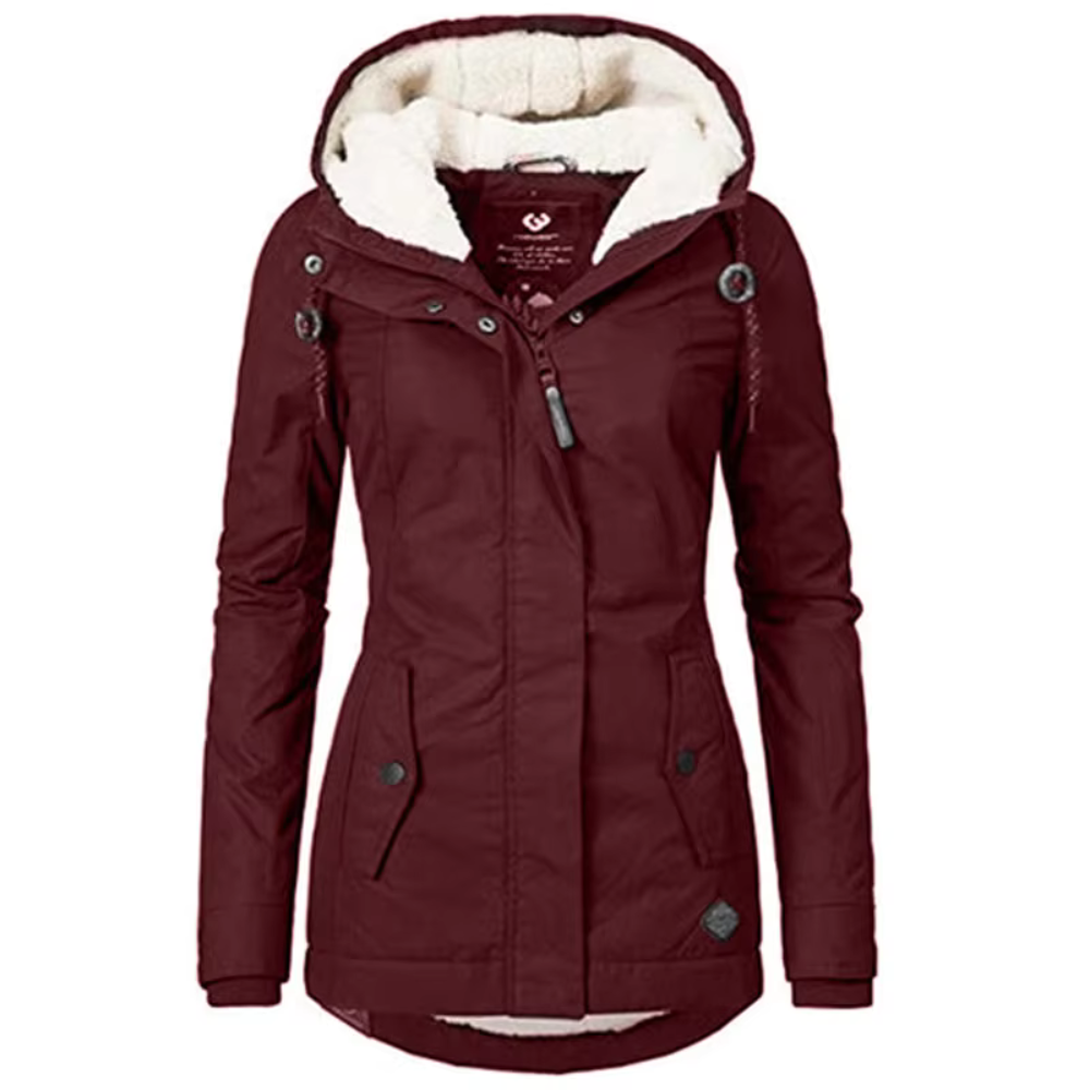 Stilvolle Damen Winterjacke Elegant - IdealeKleiden