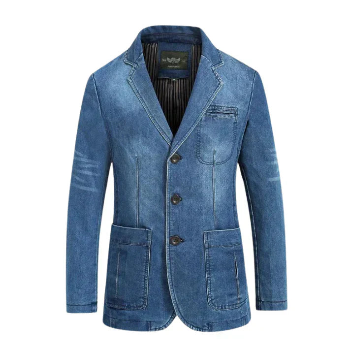 Men's Modern Denim Blazer
