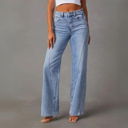 Women's shoes don't fit, it's about jeans: Women's High-Waist Wide Leg Jeans