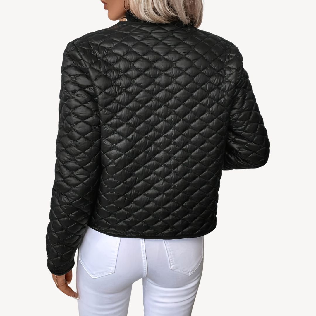 Damen Steppjacke Warm Elegant - IdealeKleiden