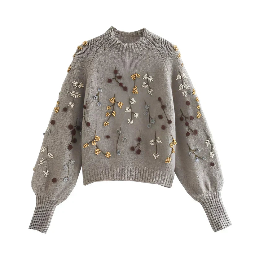 Elegant Knitted Sweater for Women Modern
