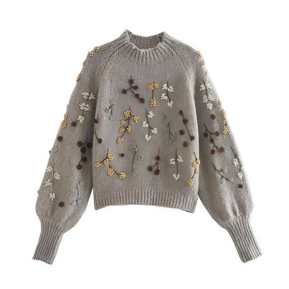 Elegant Knitted Sweater for Women Modern