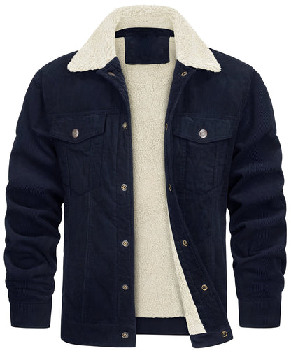 Men's Corduroy Jacket Comfortable Plush