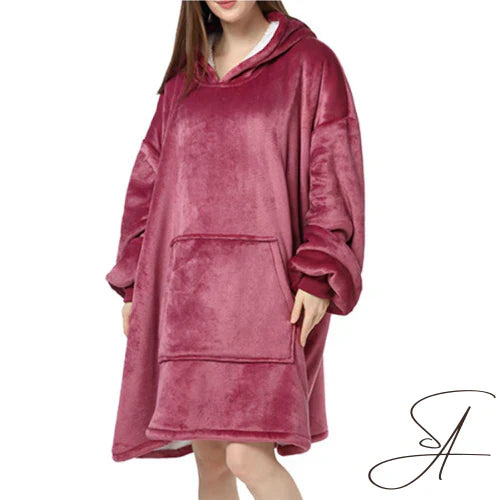 Bequemer Plüsch-Hoodie Soft Und Warm - IdealeKleiden