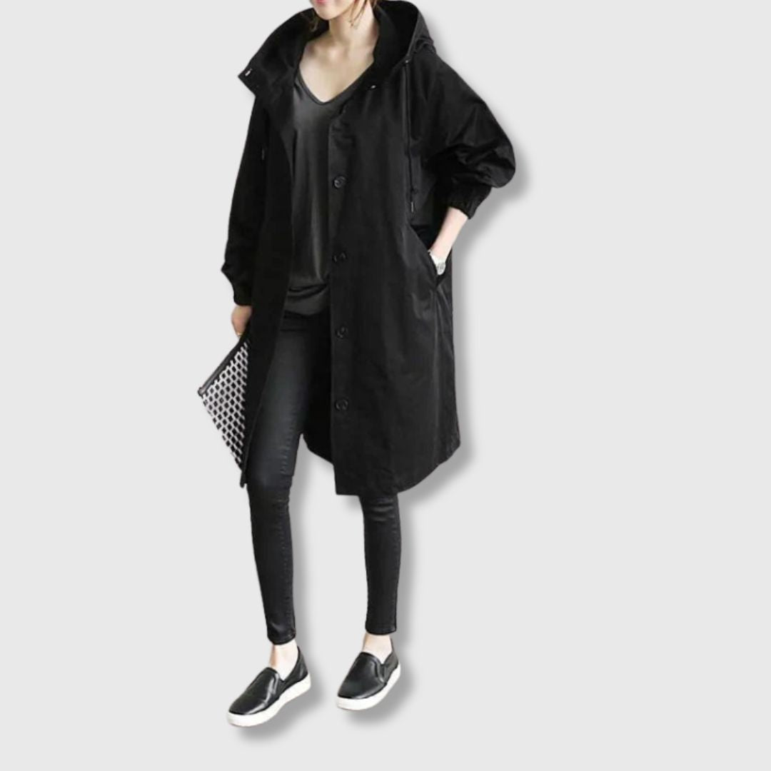 Stylish Trench Coat Women Elegant Modern