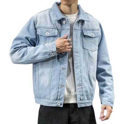 Men's Winter Jacket Denim Warm