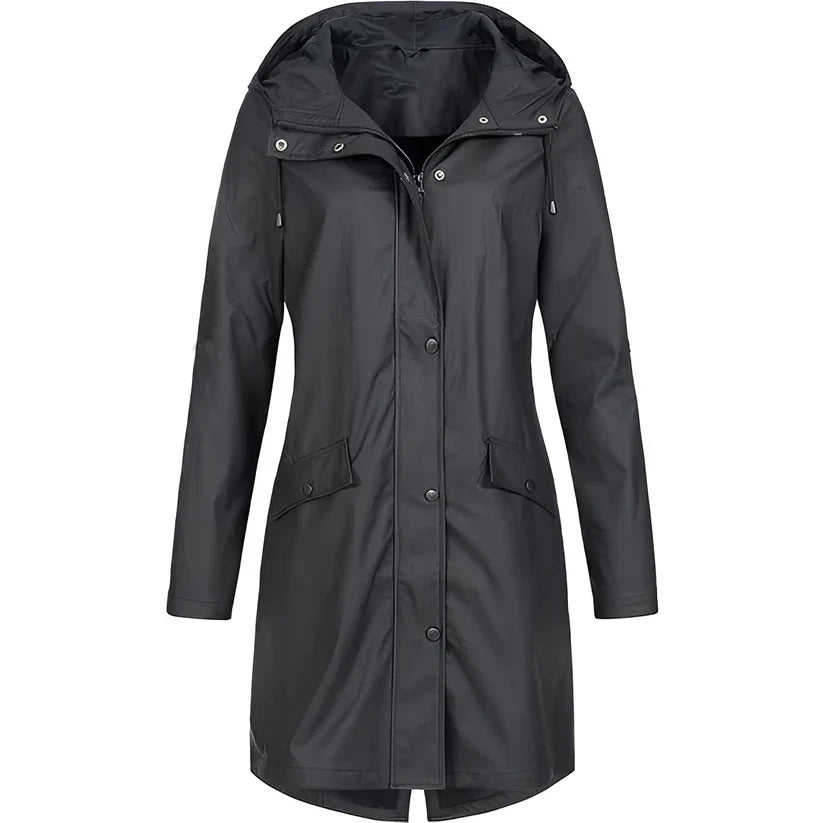 Waterproof Women's Coat Long Versatile Jacket