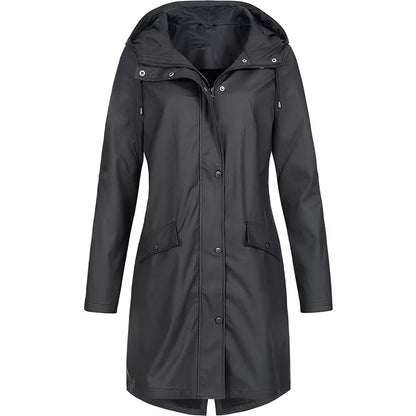 Waterproof Women's Coat Long Versatile Jacket