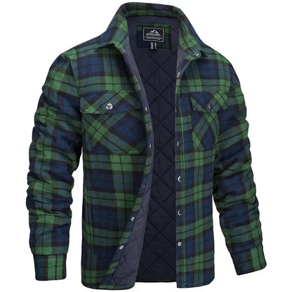 Quilted Lined Jacket Brown