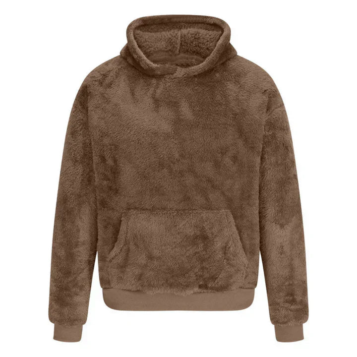 Soft plush hoodie