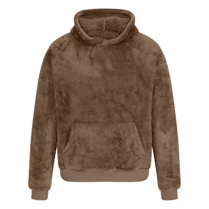 Soft plush hoodie