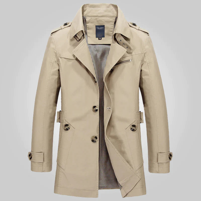 Klassische Damenmantel Elegant Trenchcoat - IdealeKleiden