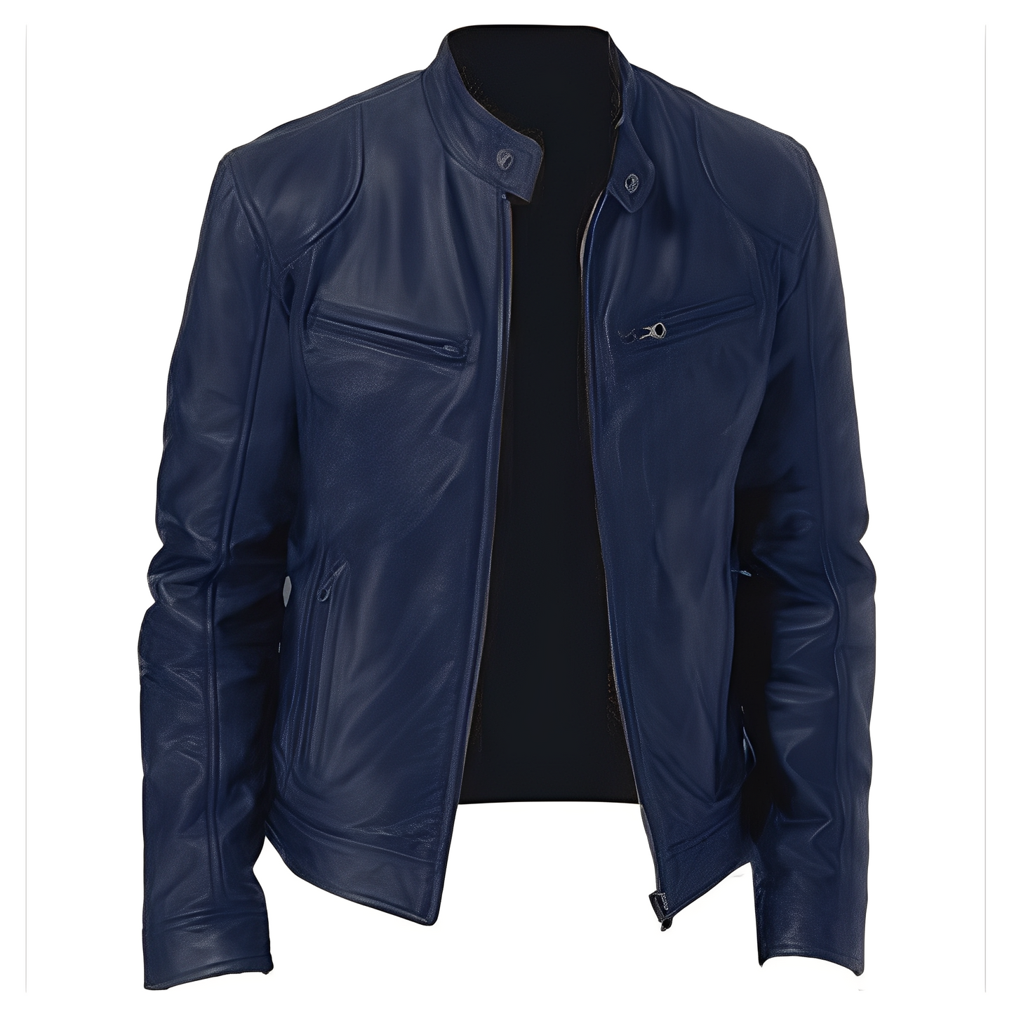 Stylish Leather Jacket Men's Casual Model