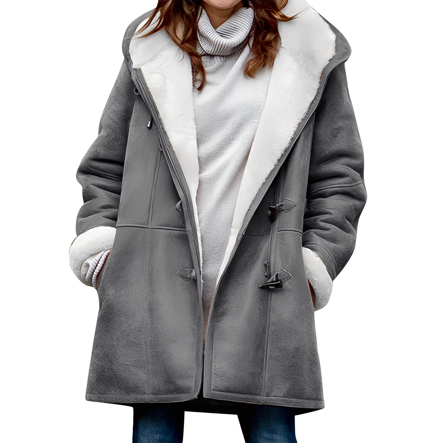 Hooded Coat Women Casual Winter