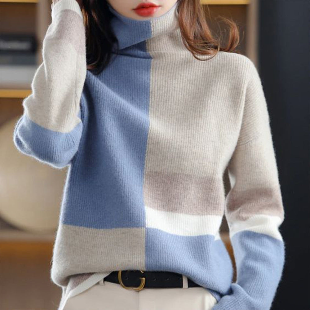 Stilvoller Bunt-Pullover Damen - IdealeKleiden