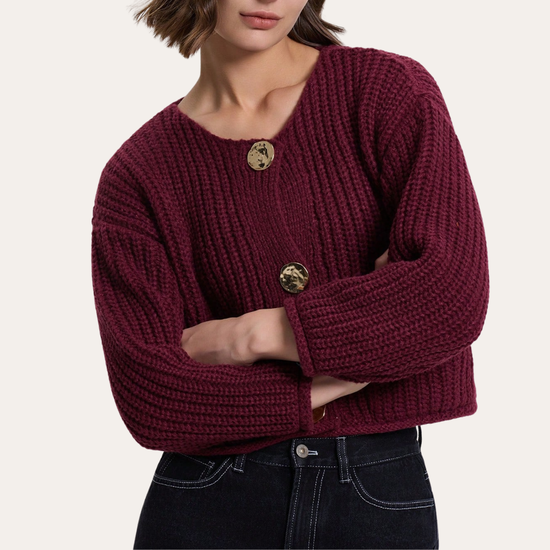 Modischer Cardigan für Damen Stilvoll - IdealeKleiden