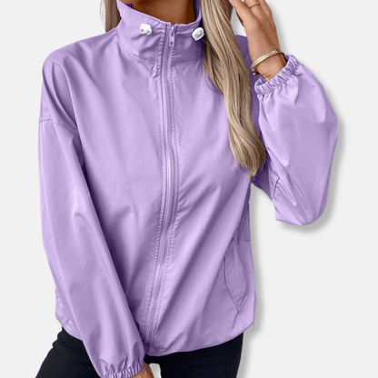 Water-Repellent Outdoor Jacket Loose Fit