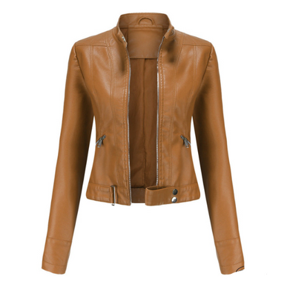 Women's Leather Jacket Modern Chic