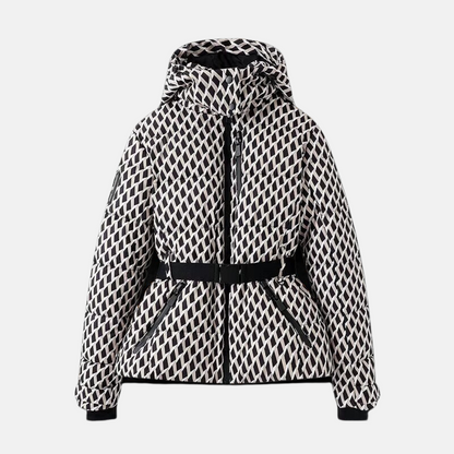 Warm Quilted Winter Jacket with Hood