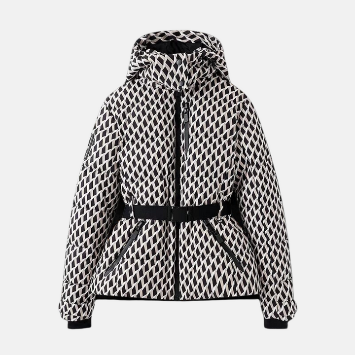 Warm Quilted Winter Jacket with Hood