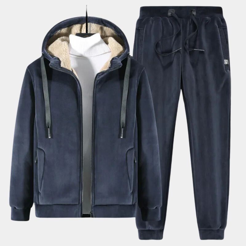 Comfortable Men's Reversible Tracksuit with Drawstring