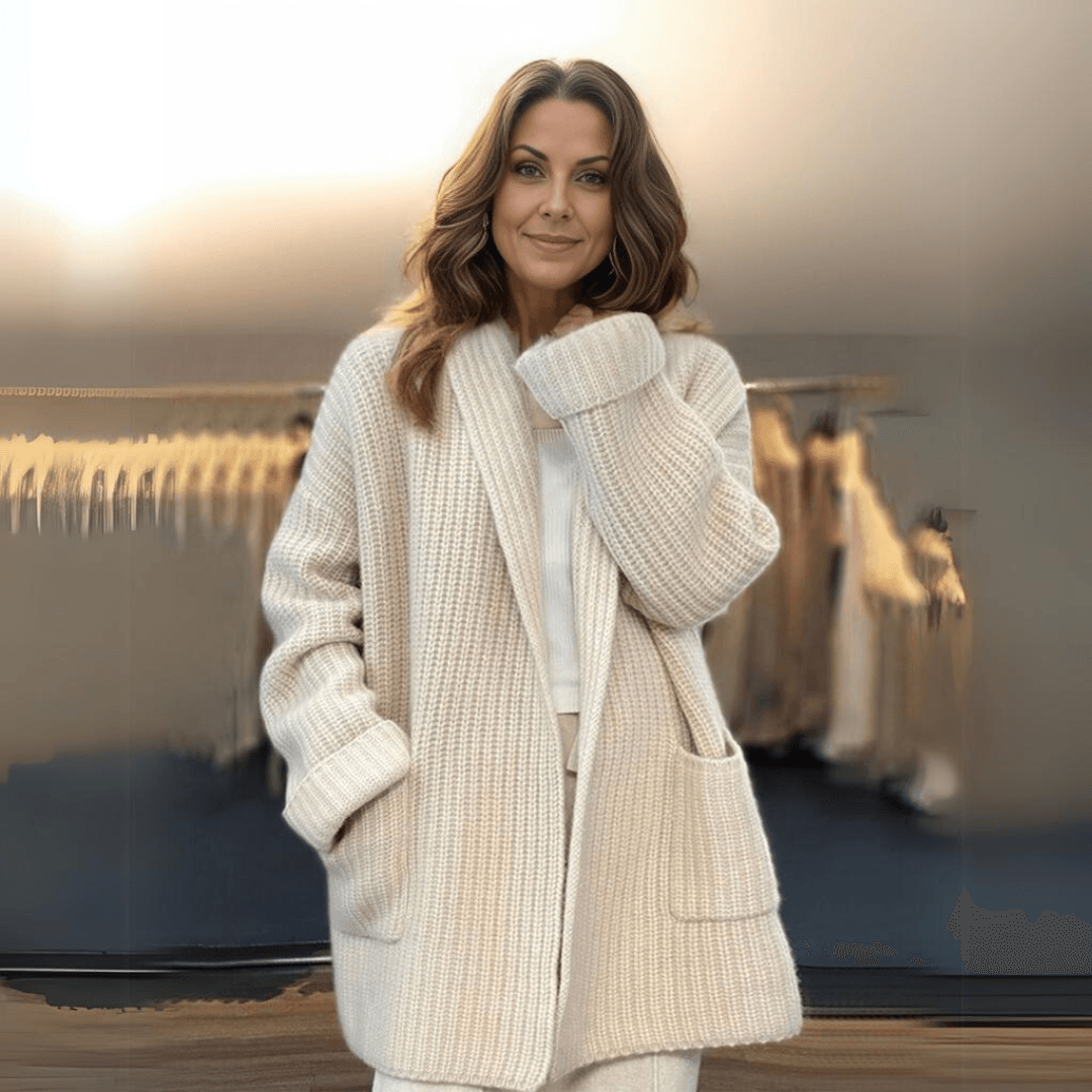 Women's Scarf Cardigan Elegance