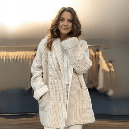 Women's Scarf Cardigan Elegance