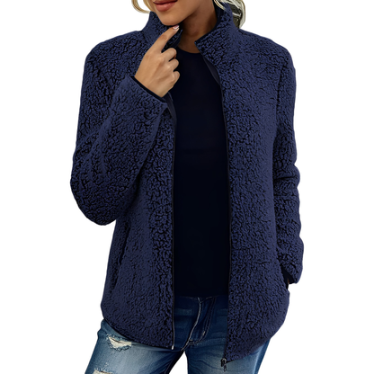 Women's Fleece Coat Soft Elegant