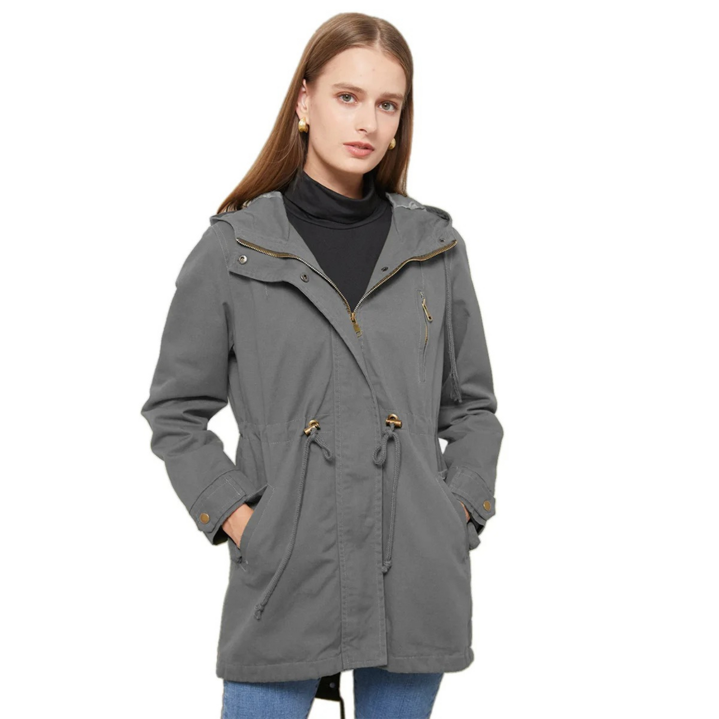 Damen Regenkleid Wasserdicht Praktisch