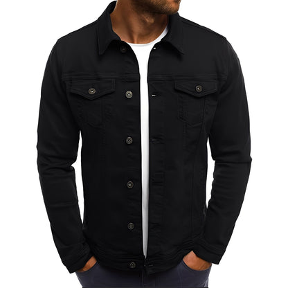 Men's Modern Denim Jacket with Pockets