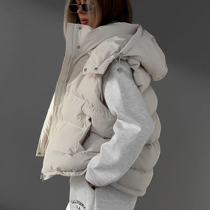 Warmgepolsterte Weste Damen Winter - IdealeKleiden