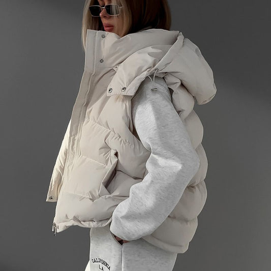 Warmgepolsterte Weste Damen Winter - IdealeKleiden