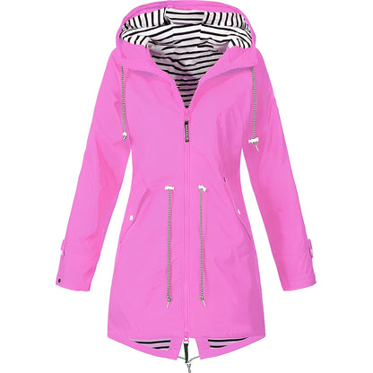Leichte Damenjacke Kapuzen Outdoor
