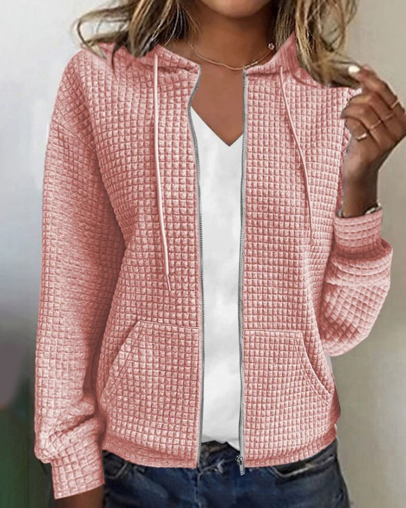 Women's Comfortable Zip-Up Hoodie