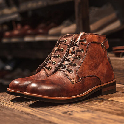 Elegant Leather Men's Comfortable Shoes