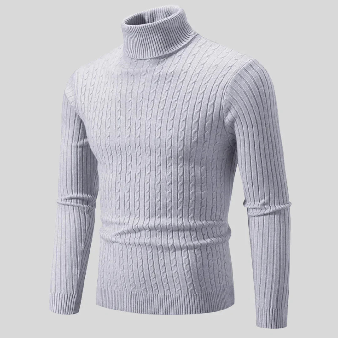 Stylish Men's Turtleneck Sweater Modern