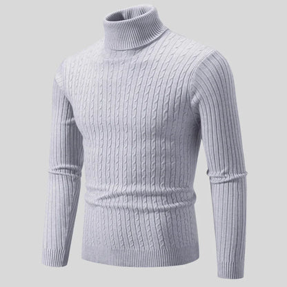 Stylish Men's Turtleneck Sweater Modern